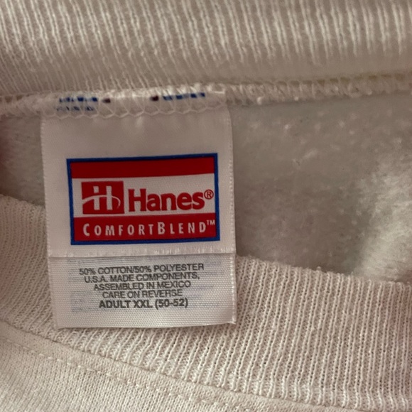 🎄 SALE Vintage Car Crewneck Pullover 2XL White - Picture 4 of 4